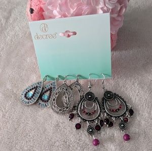 Set of 3 Earrings